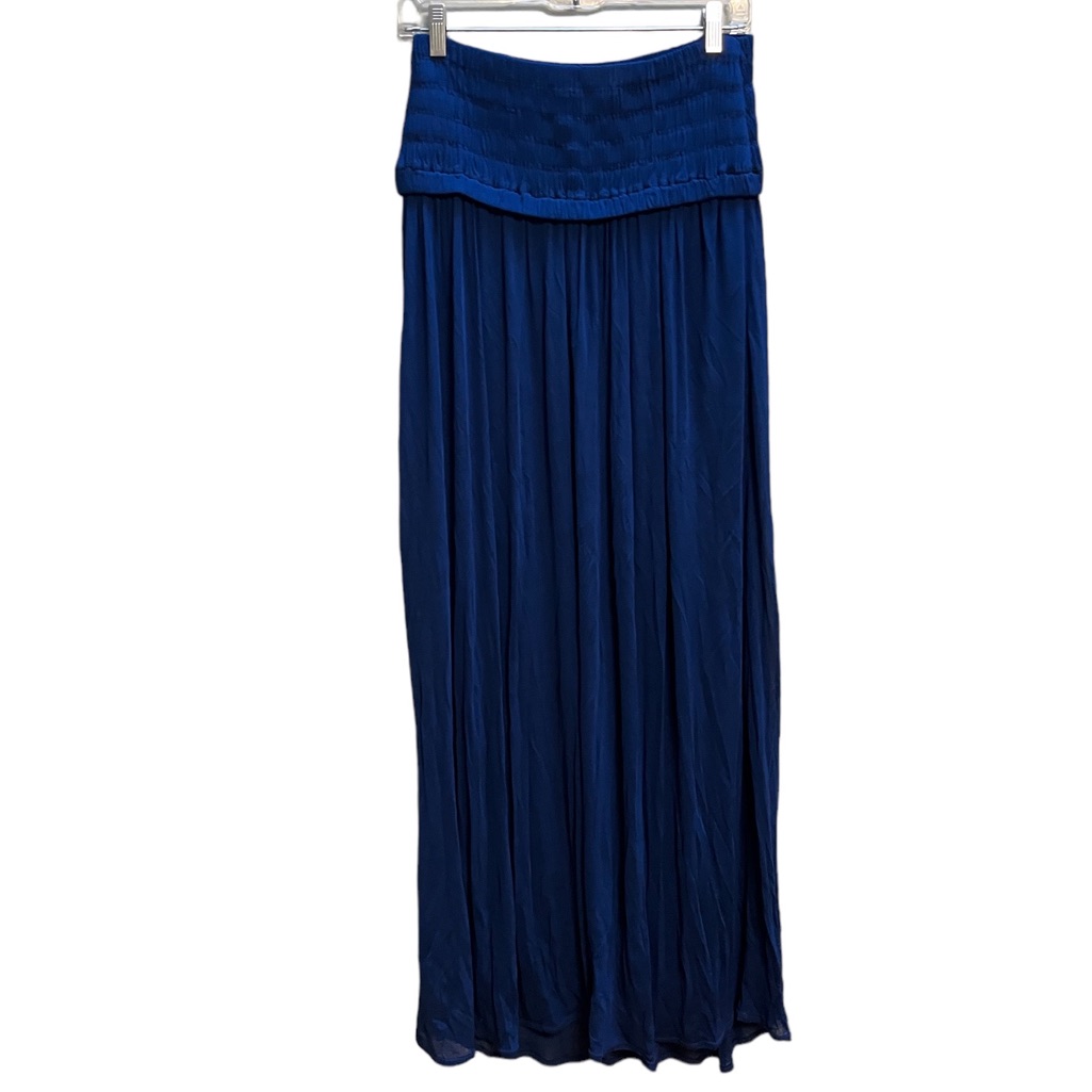 Alc Cobalt Strapless Midi Length Sample Dress